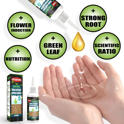 YEGBONG Amino Acid Plant Nutrient Solution Organic Foliar Fertilizer Trace Elements Root Promoting Green Leaves