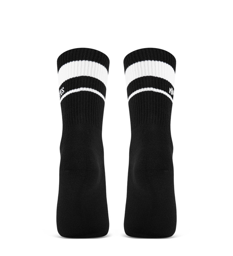 Tất golf nữ moeyes mắt ma thuật phối màu ống giữa co giãn thể thao chống bóng — Một size chi tiết 37