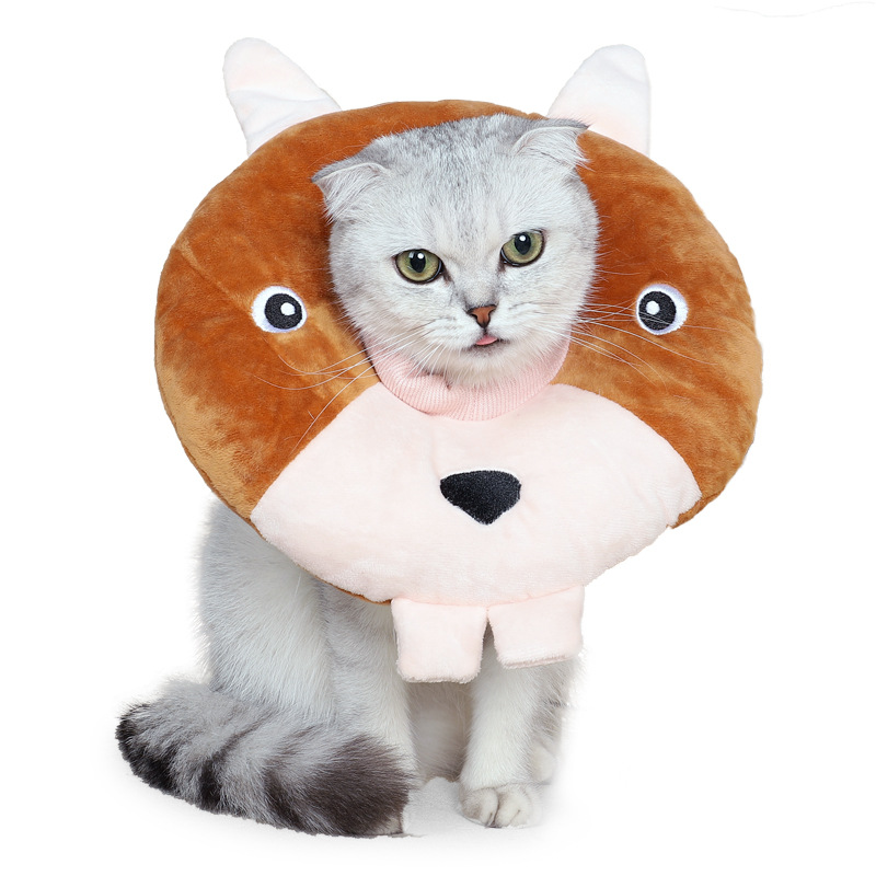 貓咪伊麗莎白圈貓圍脖絕育柔軟脖圈伊利沙白防舔軟圈頭套脖套