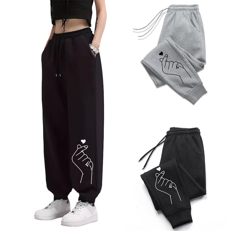 2025 New Fashion Women's Casual Sports Jogging Pants High-Quality Women's Urban Street Sports Pants Fitness Fitness