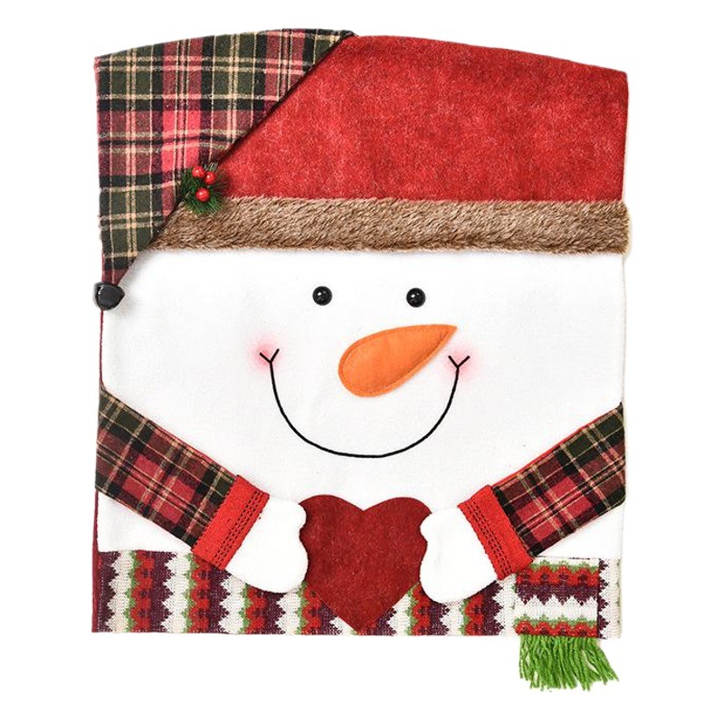 Mingguan nueva Navidad cubierta de la silla decorativa palillos cubierta nueva muñeca cubierta de la silla europea y americana decoración decorativa muebles para el hogar
