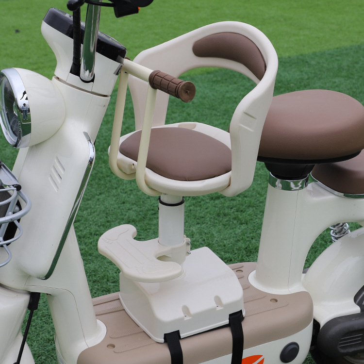 Electric car child seat battery car baby baby front safety seat pedal motorcycle tram front seat