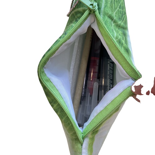 Creative plush toy pencil case, simulated vegetable pencil case, pork belly carrot stationery bag, pencil case BH379