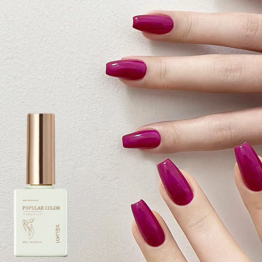 Pure Color new white nail polish glue nude transparent high-grade Nail Polish Nail Polish shop dedicated durable firm Factory wholesale