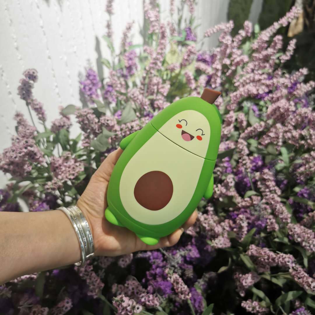 Fabricantes personalizados copas de jugo de fruta super lindas copas de aguacate de doble aislamiento portátil copas de agua