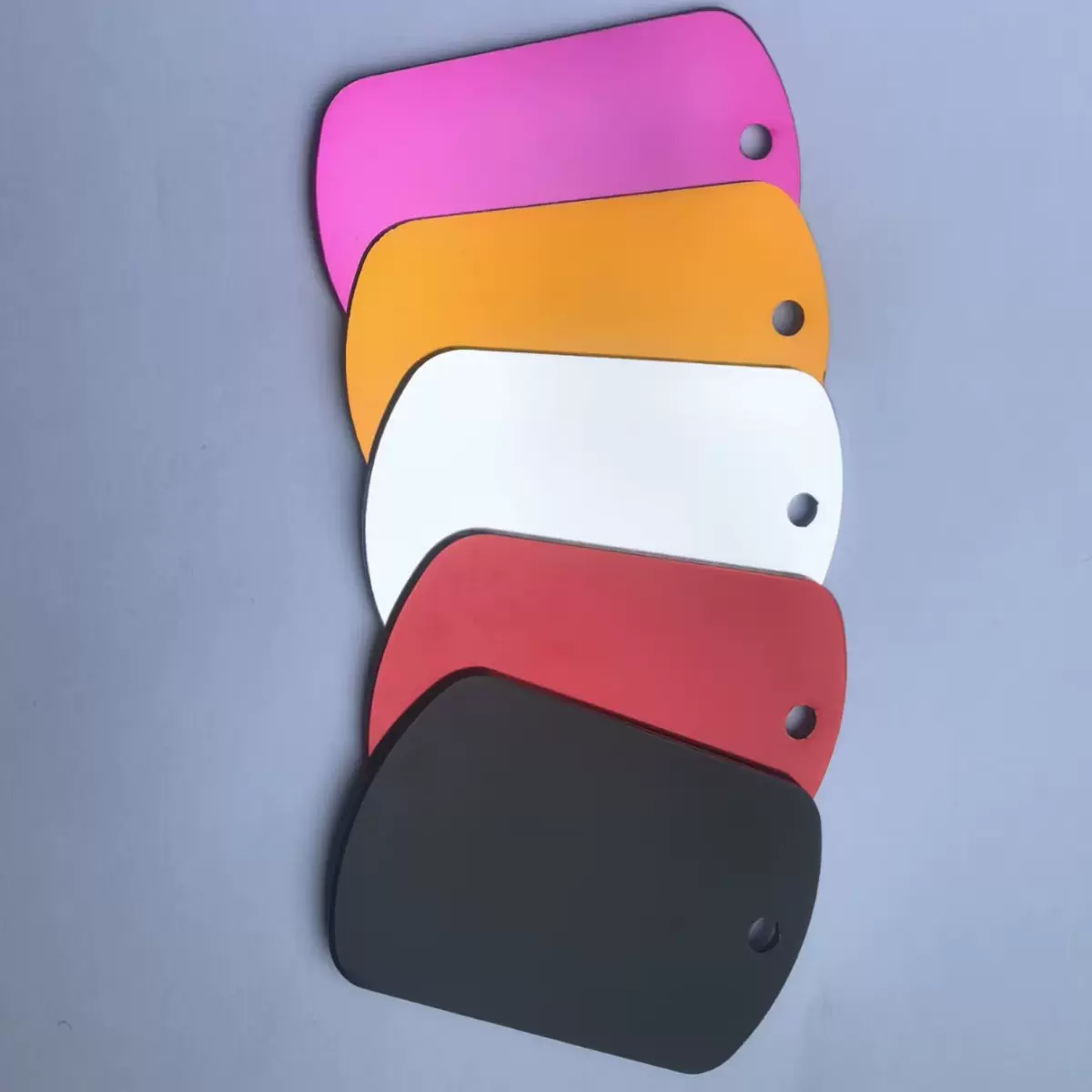 大量批发多种色彩铝合金狗牌刻印宠物牌 矩形挂牌 宠物狗牌