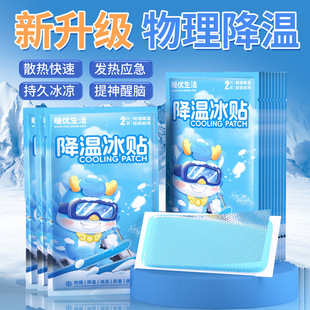 Summer Cooling Patch, Refreshing and Refreshing, Student Military Training Class Anti-Drowsiness Summer Mobile Phone Cooling Artifact Cooling Patch