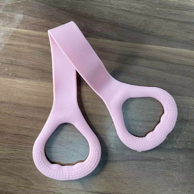 女性用肩開けと背中のトレーニング用の8の字テンショナー、家庭用ヨガストレッチベルト、背中のシリコン厚みのある弾性ロープ|undefined