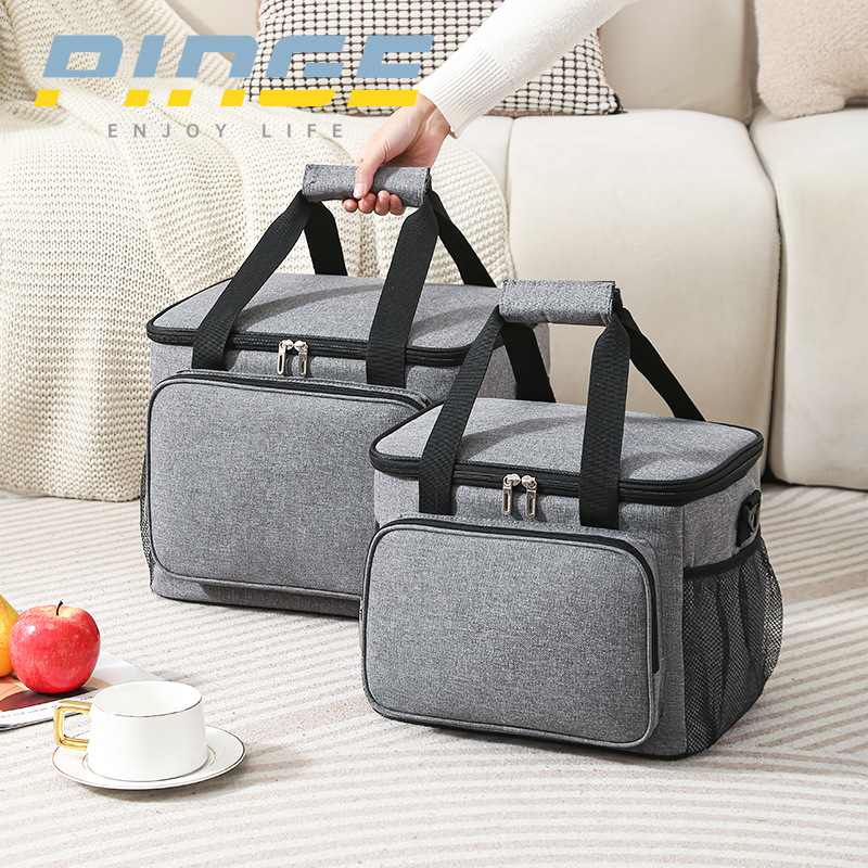 Exclusivo transfronterizo, tela Oxford, bolsa isotérmica, bolsa para picnic, gran capacidad, para reparto (takeaway), reforzada, para exterior, para coche, nevera portátil