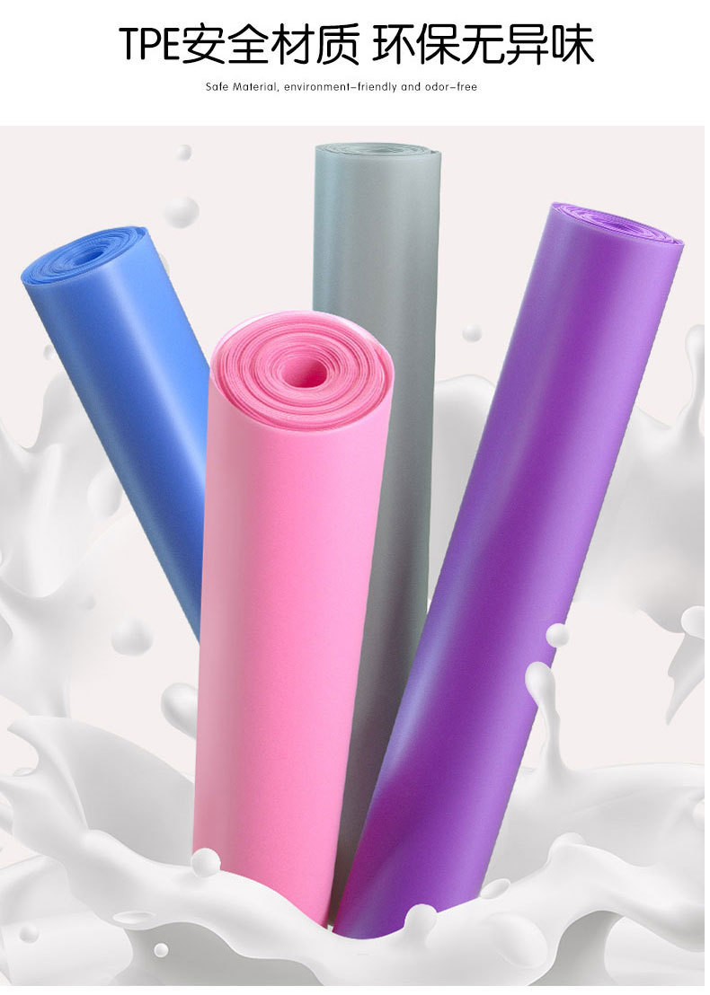Üretici Tedariki Yoga Fitness Germe Pull Bandı Kuvvet Antrenmanı Esnetme Direnç Bandı Yoga Elastik Bant Fitness Halat