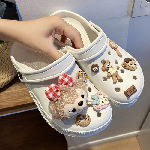 Hollow Shoes Buckle Accessories DIY Decorative Shoe Flower Accessories Cartoon 3D Stereo Shoe Buckles Detachable Finished Product