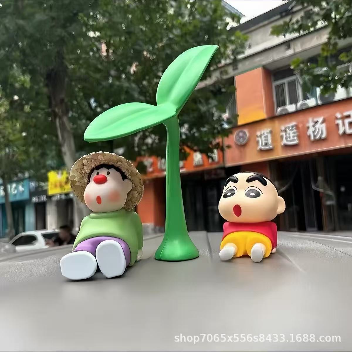 Car roof sapling decorations, grass ornaments, motorcycle and electric vehicle 3D car stickers, antenna exterior decoration, trunk decoration