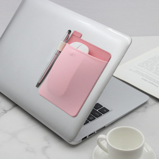 Spot Elastic Lycra Wireless Mouse Bag 3m Back Sticker Digital Accessories Storage Bag Tablet Computer Sticker Pen Bag
