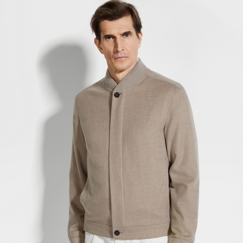 Europe-Z Asia 2025 Autumn/Winter New Fashion Old Money Style Business Casual Cotton Baseball Collar Jacket Men's Jacket