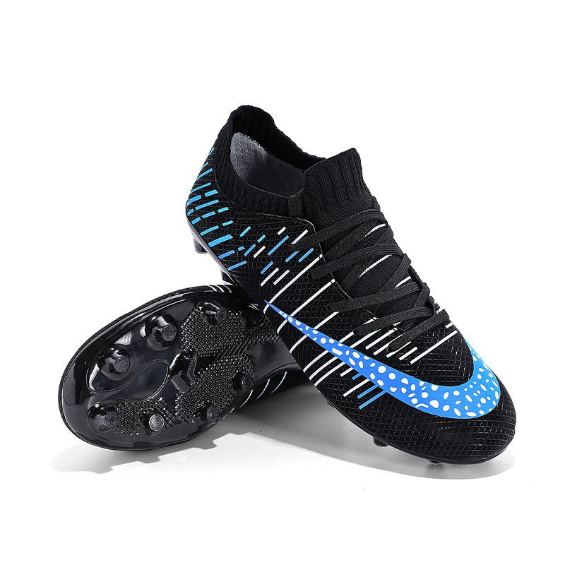 Nuevos zapatos de fútbol largo roto uñas hombres y mujeres de tamaño medio-top zapatos al aire libre cómodo transpirable antideslizante zapatos de entrenamiento de estudiantes de moda