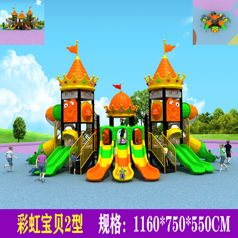 Deslizamiento infantil nuevo deslizamiento de jardín de infantes al aire libre comunidad parque de juegos al aire libre combinación deslizamiento
