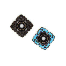 W60804�ŷ���Ʒͭ�ֹ�����ɫ�������ڲ������27*27mm�ŷ�����