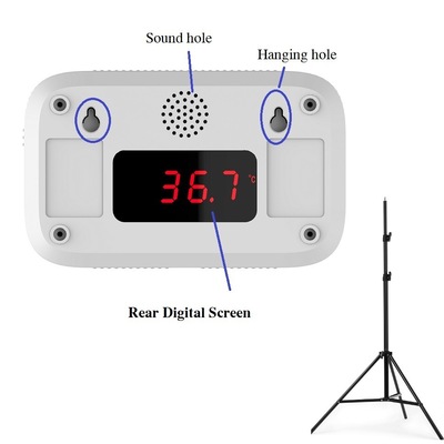 support high temperature Below zero Hypothermia Dual Infrared thermodetector B3PRO Contactless Wall mounted School Bus