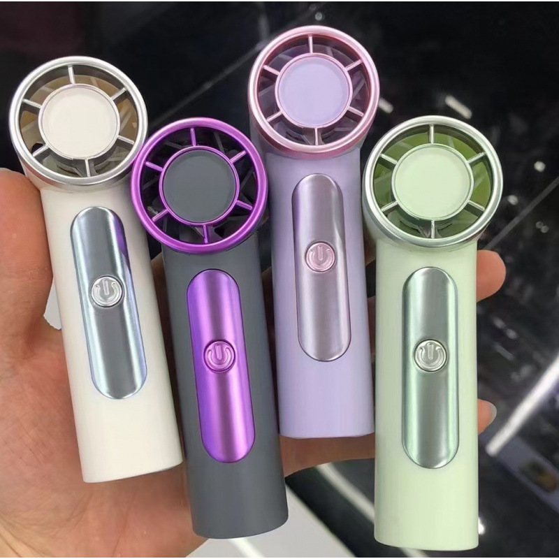 夏季高速迷你手持风扇USB充电持久续航涡轮暴力便携式户外小风扇|undefined