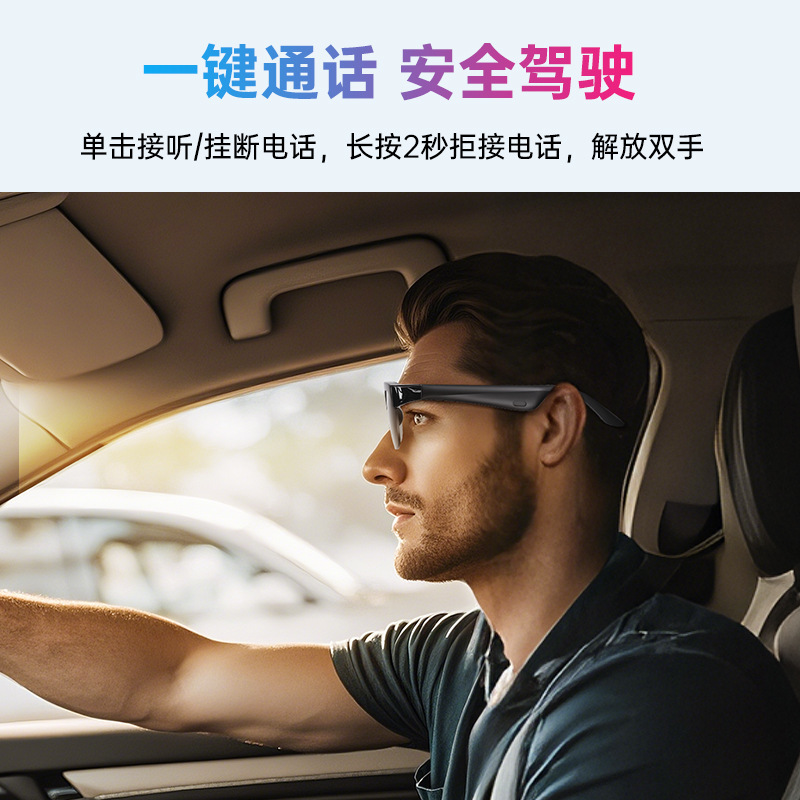 HYUNDAI ヒュンダイ G28 スマート ワイヤレス Bluetooth メガネ、音楽を聴く、通話する、レンズを交換できるワイヤレス ヘッドセット サングラス|undefined