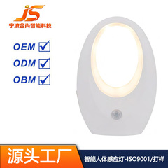 新型LED人体感応小夜灯長航続室内寝室ベッドヘッドランプ机化粧台補光照明