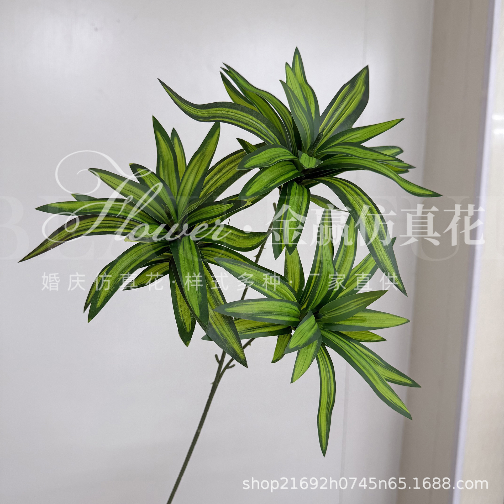 Boda Mori Simulación de flores y plantas verdes Pico de bambú Hierba Simulación de plantas verdes de invierno espárragos Plantas de simulación Escenografía de plantas verdes falsas