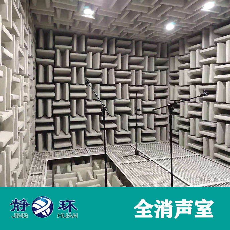 静环声学尖劈全消声室双层消声处理本底10dB以下 半消声室 无响室