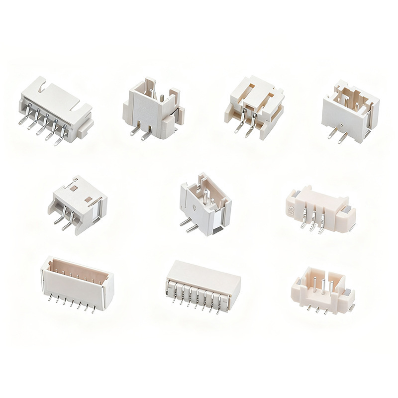 웨이퍼 수평/수직 장착 1.0/1.25/ZH1.5/PH2.0/XH2.54mm 피치 커넥터 핀 시트 터미널