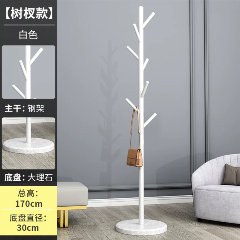 大理石の服のハンガーの寝室の中の簡易家庭用のハンガーは床に落ちて軽くて豪華なシングルバー式の収納は服を掛けてバッグを掛けます。|undefined