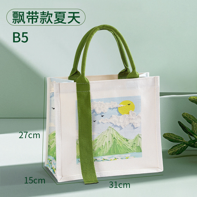 礼品袋结婚红色伴手礼手提袋高级感喜糖袋大容量托特包外出帆布袋|undefined