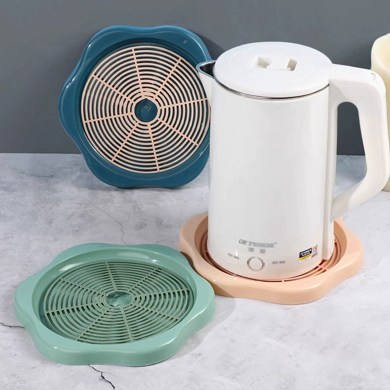 Новый коврик для чайника с горячей водой, герметичный и утолщенный поддон, бытовой термос для чая, красивый нескользящий изоляционный коврик, сливной поддон.