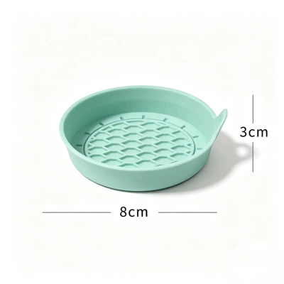 heat-resistant, with a water cup – Anti-slip mat - green