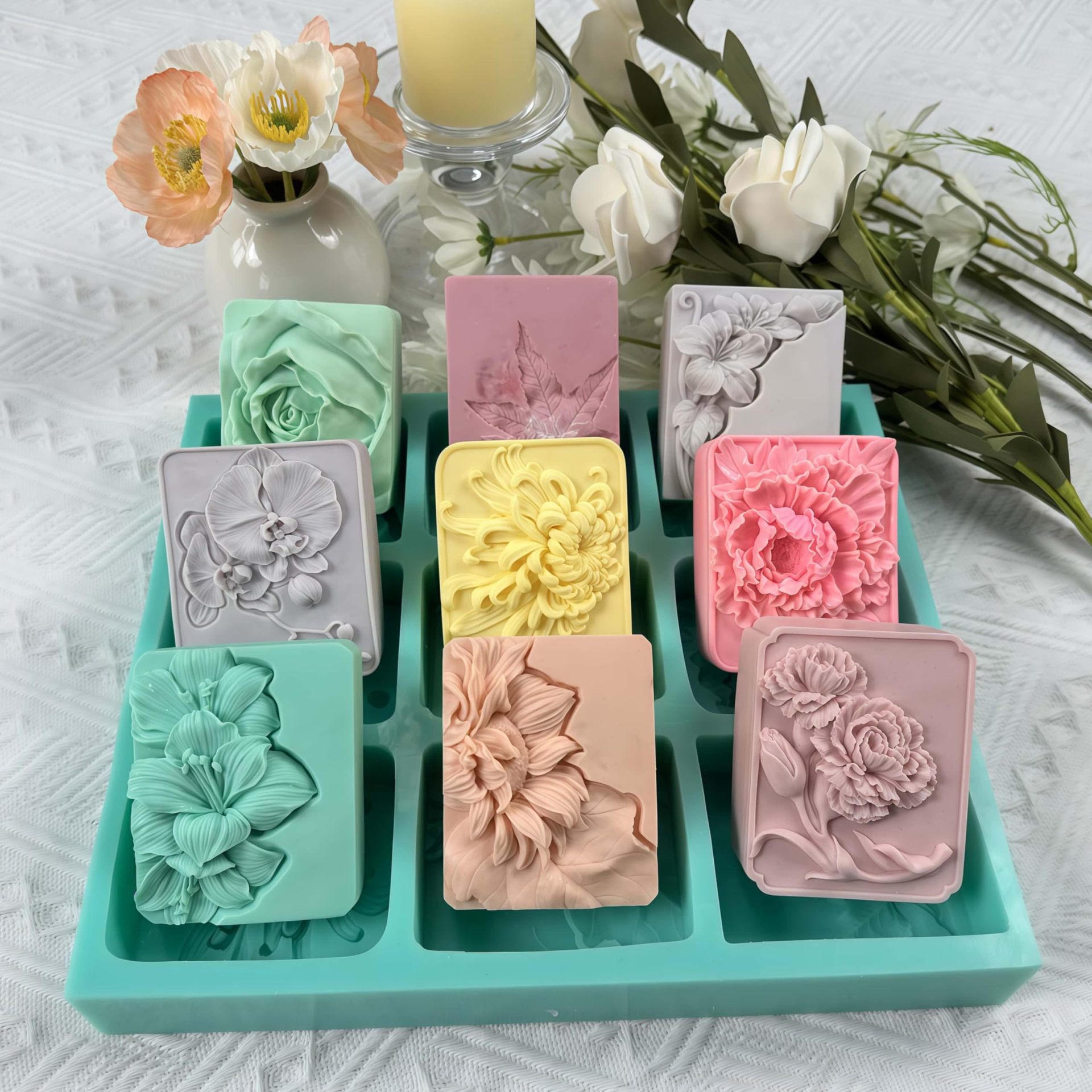3D皂图案手工皂定制diy香皂logo精油肥皂soap制作皂手工皂定制