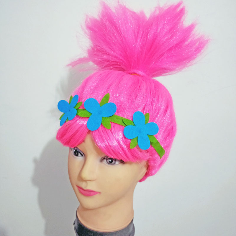 Trolls Flame Wig Magic Fairy Tale Trolls Magic Elf Children's Cartoon Cos Magic Elf Character