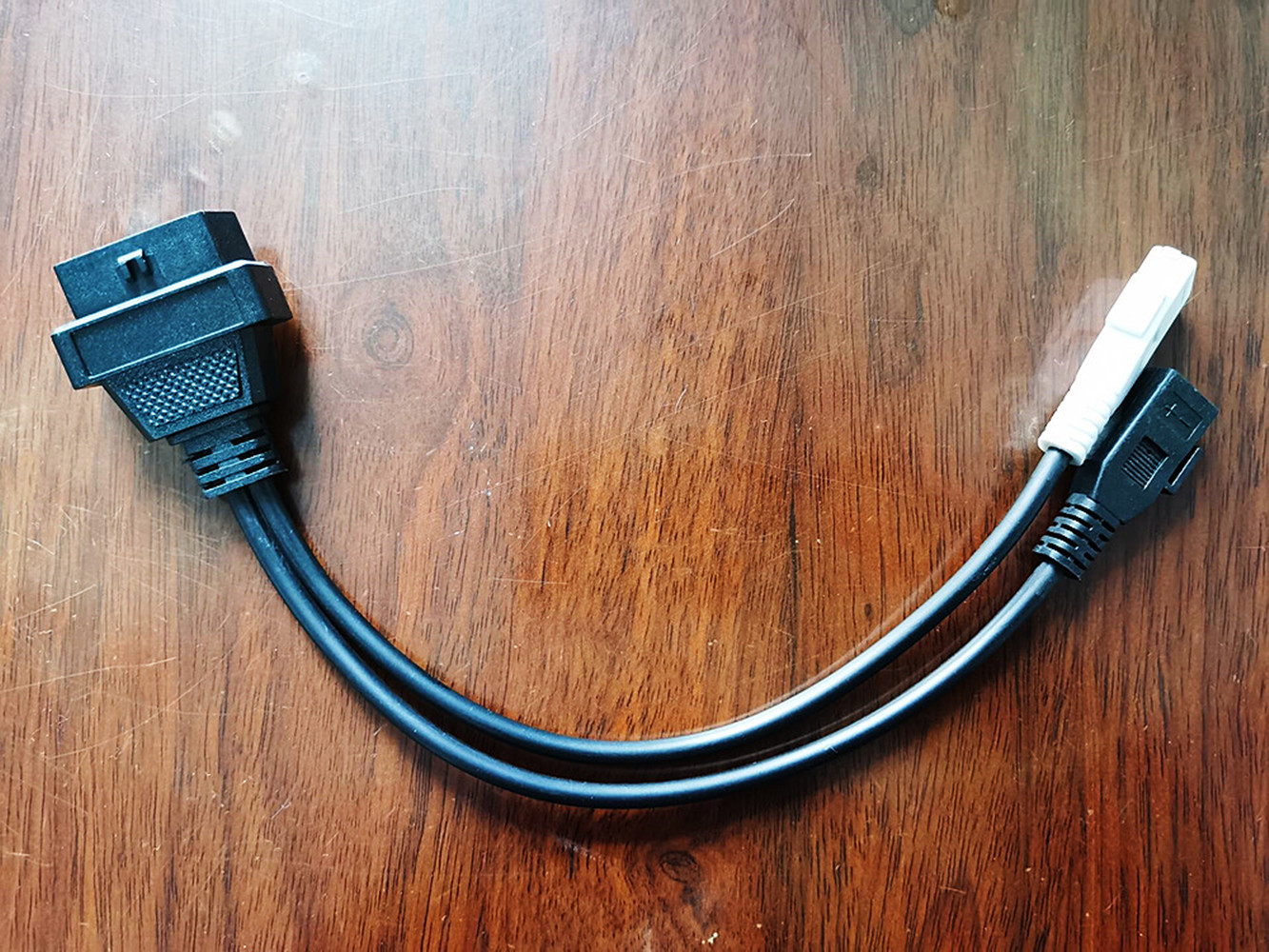 用于奥迪audi obd1 to obd2转接线 audi2+2 audi2x2