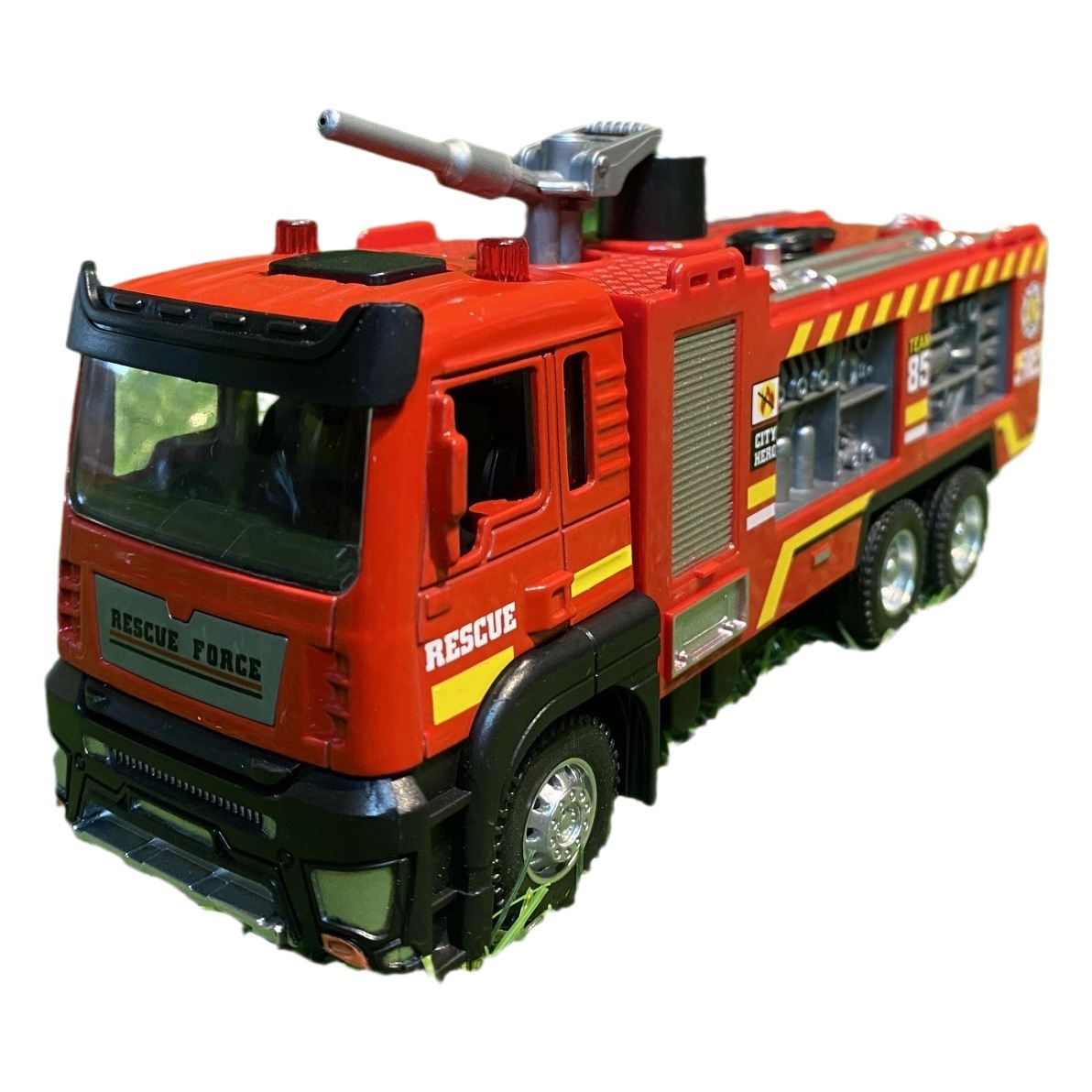 天鷹玩具合金消防車エレベーター車昇降車水車スプレー車3 ~ 6歳の子供の男の子のおもちゃ