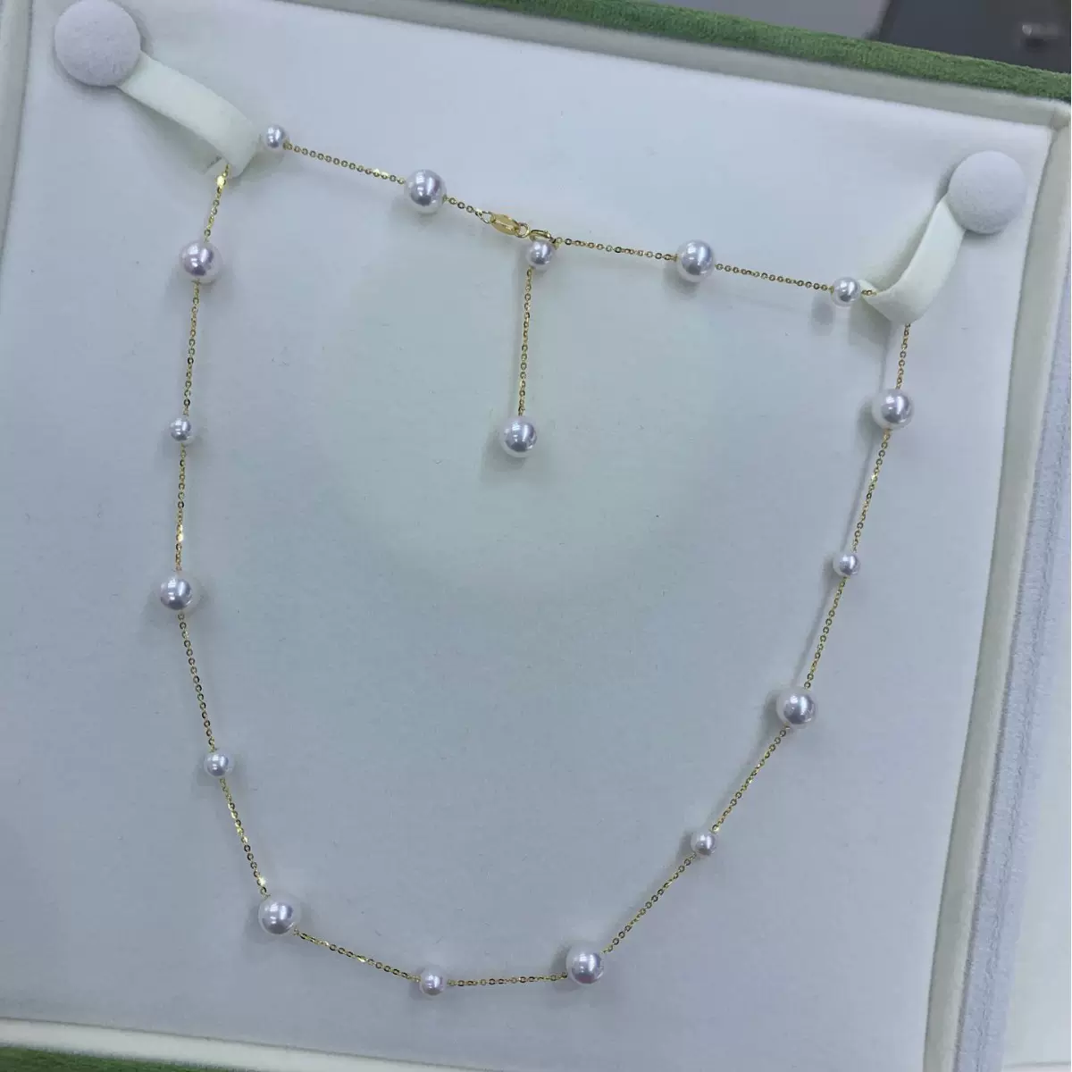 天然淡水真珍珠铜镀保色真金满天星项链秋冬毛衣链时尚轻奢厂家批