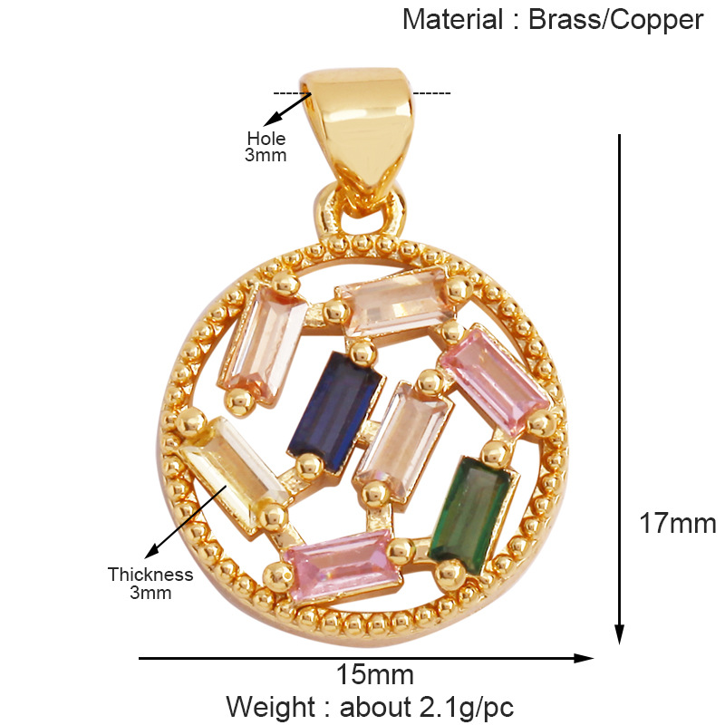 1g Weight Pendant Jewelry Making Type 10 * 15mm Jewelry Making Size DIY Jewelry Accessories Classification 1 Piece Quantity Copper Material Geometric, Windmill Pattern All Seasons Season Polished Finish Plating Design Sweet, Classic Style Style 1 Piece 10 * 15mm Copper Geometric Windmill Polished Pendant DIY Jewelry Accessories 13