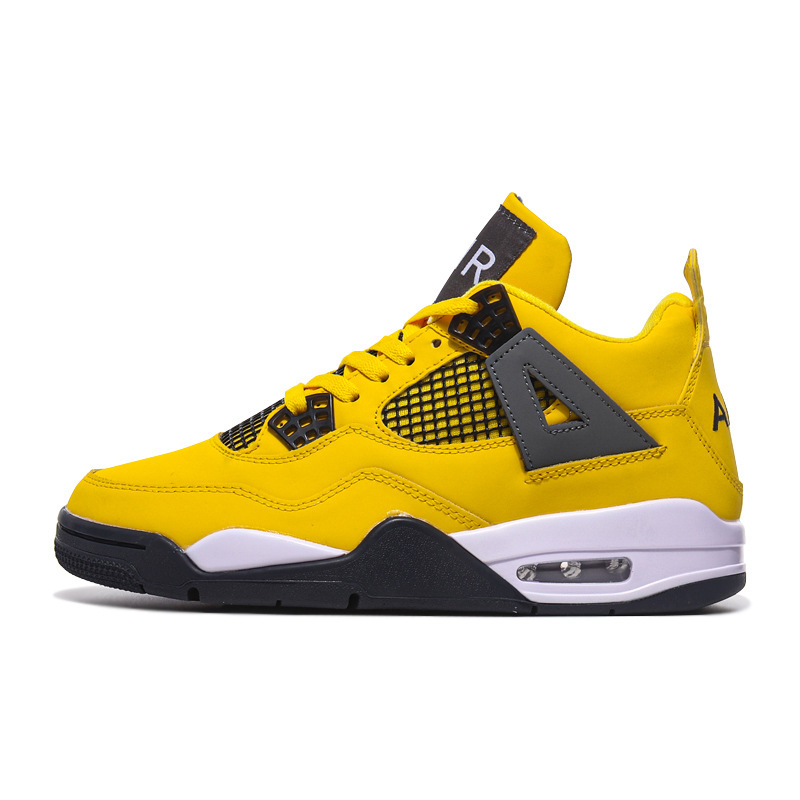 Putian zapatos correctos AJ4 aire acolchado zapatos de baloncesto para hombres zapatos de mujer zapatos de pareja Joe4 volumen de carrera