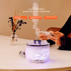 Foreign trade origin volcano aromatherapy machine flame humidifier air diffuser ultrasonic essential oil heavy mist humidifier