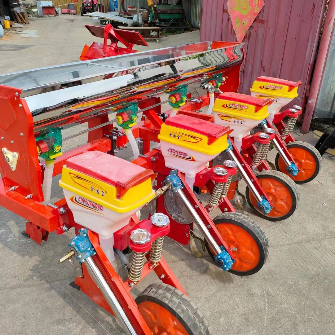 4行悬浮式玉米播种机 玉米大豆播种施肥机 高粮菜籽播种机厂家