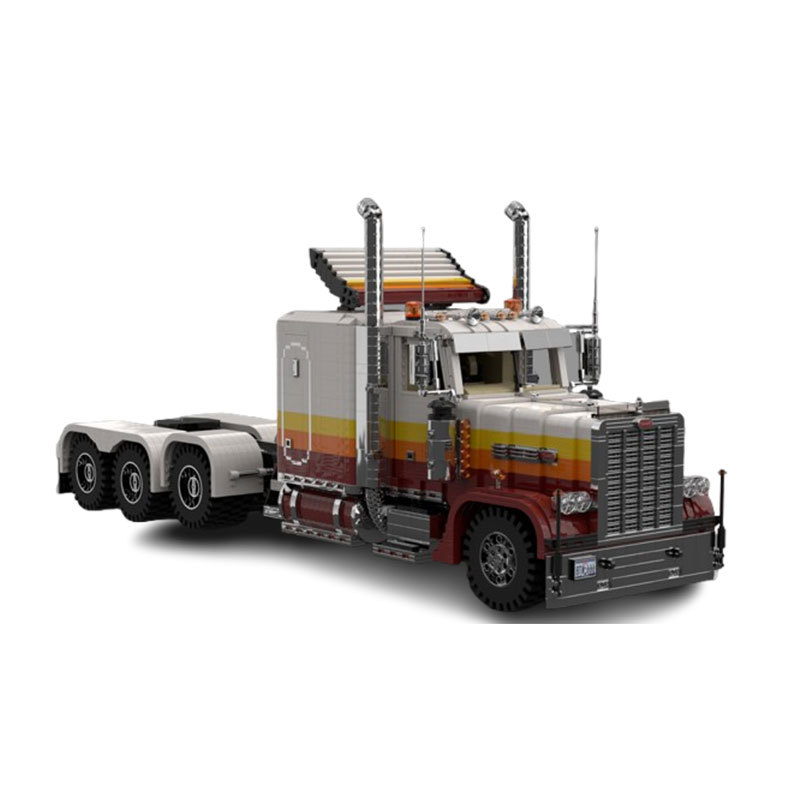 Building Block Truck Transporter Educational Construction Model_voghion.com