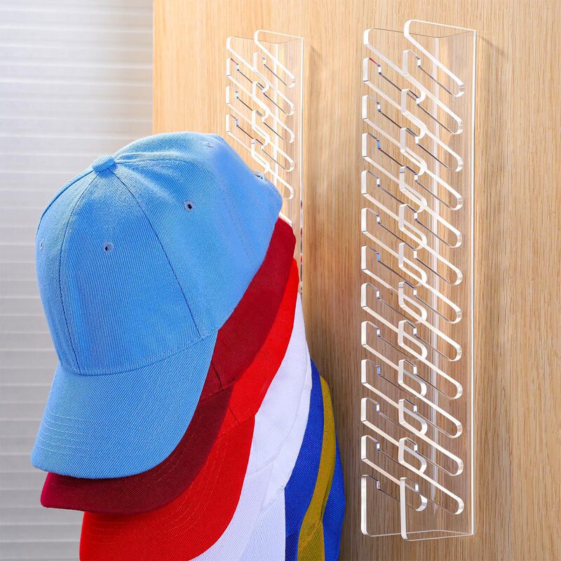 Amazon Cross-Border Acrylic Hat Hook, No-Drill Baseball Cap Storage Rack, Transparent Strong Adhesive Hat Rack Hook Amazon Cross-Border Acrylic Hat Hook, No-Drill Baseball Cap Storage Rack, Transparent Strong Adhesive Hat Rack Hook