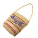 Shengjie Craft Cylinder Hand Embroidered Straw Woven Bag Lafite Woven Bag Single Shoulder Fashion Women's Bag