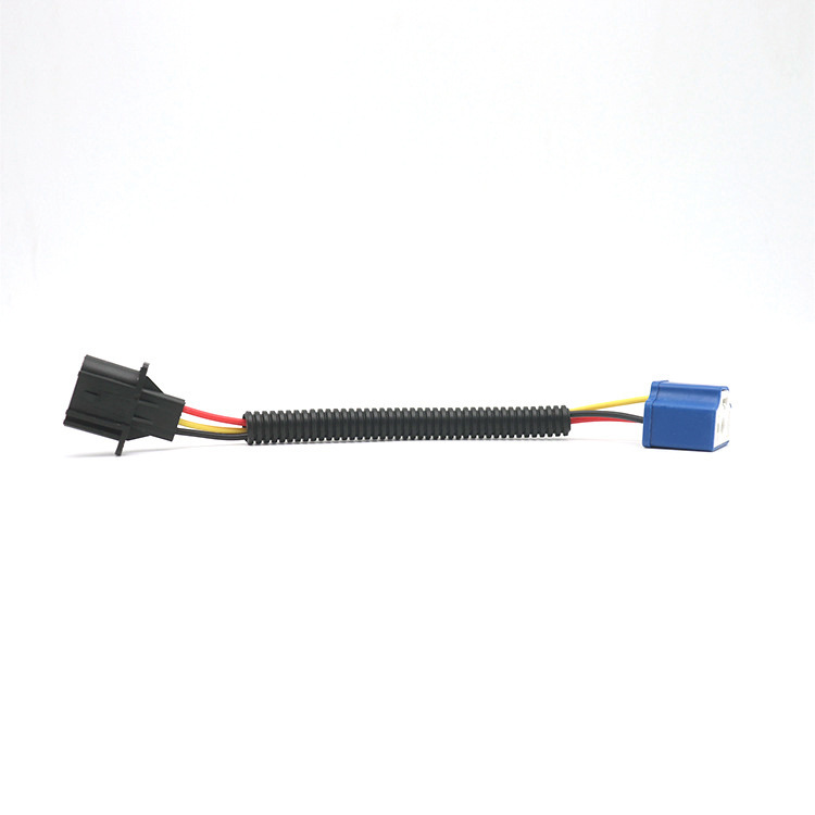 Cross-Border Wrangler Headlight H13 Adapter Cable Harley Headlight Modification H4 to H13 Plug Car Lamp Holder Connection Cable