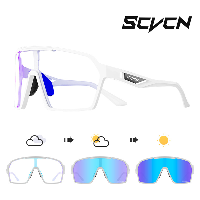 Gafas Fotocromáticas de Ciclismo de TR90, Cortavientos, Apto para Miopía, para Ciclismo de Montaña y Carretera image 9