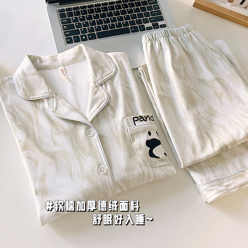 Velvet demi-season cartoon pijama