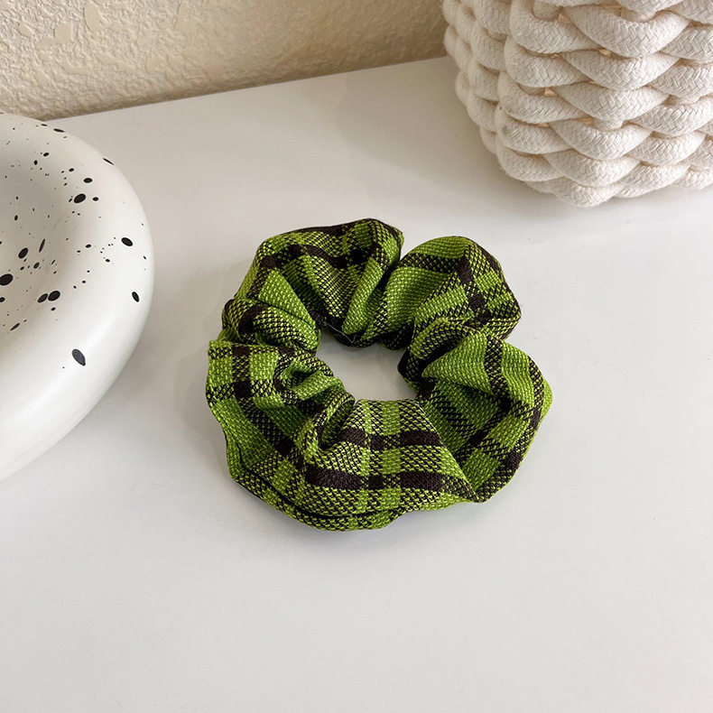 Women's Simple Style Plaid Cloth Hair Band Hair Tie display picture 12