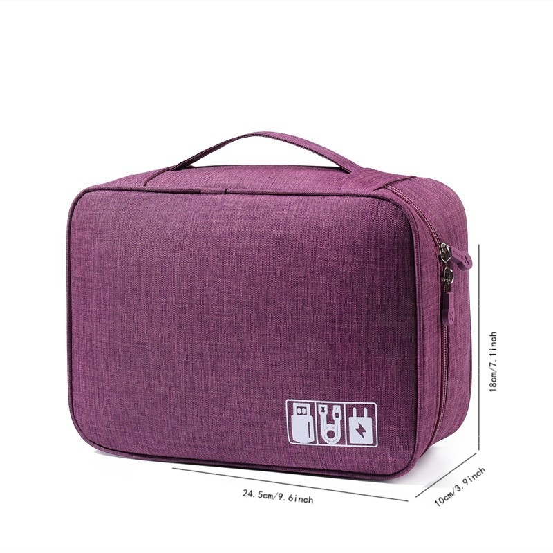 Cargador de cable de datos catiónico bolsa de almacenamiento para teléfono móvil portátil bolsa digital auricular USB bolsa de acabado de gran capacidad