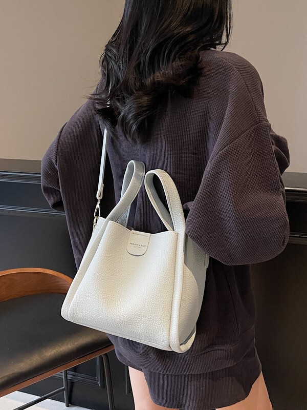 bags跨境菜篮子包包女包秋冬新款托特包时尚休闲包中包单肩斜挎包|undefined